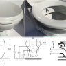 Подвесной унитаз с функцией биде Ecco/Ecco New Ideal Standard W705501 с сиденьем W301001 / W300201 /P441001 Подвесной унитаз с функцией биде Ecco/Ecco New Ideal Standard W705501 с сиденьем W301001 / W300201 /P441001