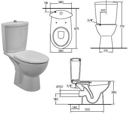 "Океан" унитаз-компакт с функцией биде, горизонтальный выпуск, белый Ideal Standard с сиденьем микролифт (W906601+ Delfi 534202) СНЯТО С ПРОИЗВОДСТВА "Океан" унитаз-компакт с функцией биде, горизонтальный выпуск, белый Ideal Standard с сиденьем микролифт (W906601+ Delfi 534202) СНЯТО С ПРОИЗВОДСТВА