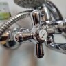 Ретро Смеситель для ванны, короткий излив, хром Vidima R1103AA B9714AA /BA127AA