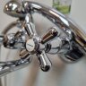 Ретро Смеситель для ванны, короткий излив, хром Vidima R1103AA B9714AA /BA127AA