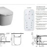 Интеллектуальный подвесной унитаз с функцией биде V-Care Comfort VITRA Metropole 5674B003-6104