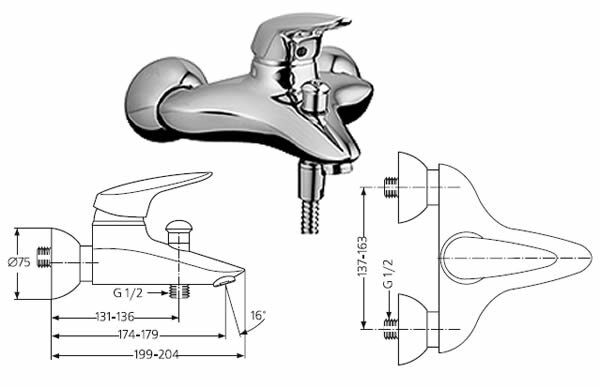 Серамикс Классик смеситель для ванны, без душевого набора Ideal Standard A5018AA СНЯТ С ПРОИЗВОДСТВА Серамикс Классик смеситель для ванны, без душевого набора Ideal Standard A5018AA СНЯТ С ПРОИЗВОДСТВА