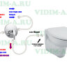 Подвесной унитаз с функцией биде Ecco New Ideal Standard W705501 +Сиденье R195001 Подвесной унитаз с функцией биде Ecco New Ideal Standard W705501 +Сиденье R195001