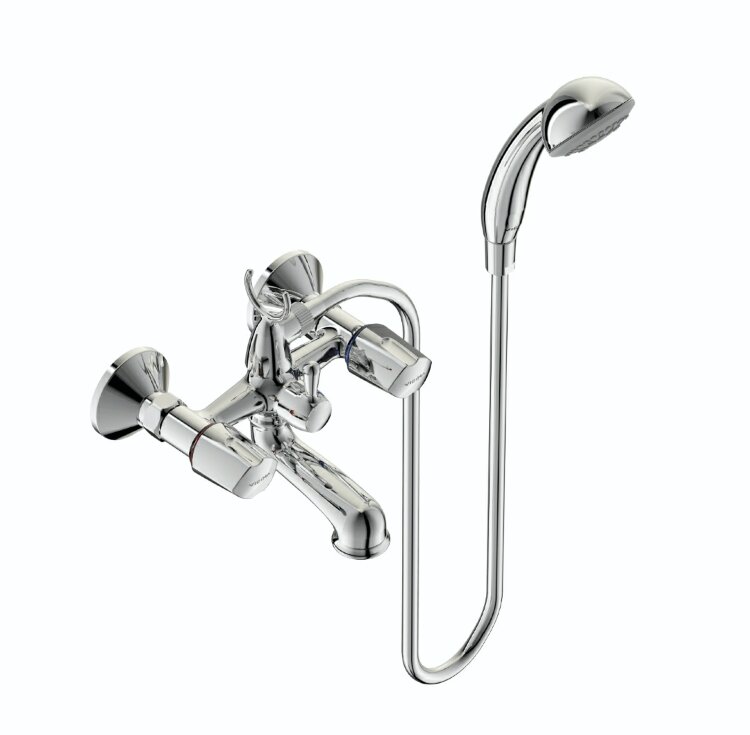 Флора смеситель для ванны, короткий круглый излив, хром Vidima R1907AA/B9729AA /BA142AA Флора смеситель для ванны, короткий круглый излив, хром Vidima R1907AA/B9729AA /BA142AA