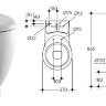 Смол + напольный унитаз с сиденьем с микролифтом, белый T315701 Смол + напольный унитаз с сиденьем с микролифтом, белый T315701